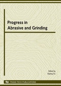 Cover: Progress in Abrasive and Grinding Technology - Trans Tech Publications Ltd