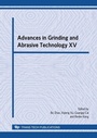 Cover: Advances in Grinding and Abrasive Technology XV - Trans Tech Publications Ltd