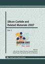 Cover: Silicon Carbide and Related Materials 2007 - Trans Tech Publications Ltd