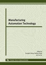 Cover: Manufacturing Automation Technology - Trans Tech Publications Ltd