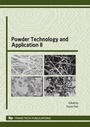 Cover: Powder Technology and Application II - Trans Tech Publications Ltd