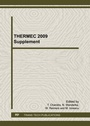 Cover: THERMEC 2009 Supplement - Trans Tech Publications Ltd