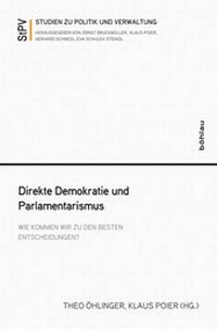 Enlarge image Cover: Direkte Demokratie und Parlamentarismus - Böhlau
