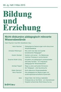 Cover: P&auml;dagogische Bedeutung nicht-diskursiver Wissensbest&auml;nde - B&ouml;hlau