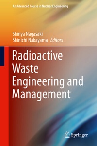 Enlarge image Cover: Radioactive Waste Engineering and Management - Springer