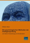 Cover: Die psychologischen Methoden der Intelligenzpr&uuml;fung - Fachbuchverlag-Dresden