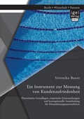 Cover: Ein Instrument zur Messung von Kundenzufriedenheit - Igel Verlag