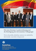 Cover: Die neue K&auml;rntner Landesverfassung und die Beteiligung der slowenischen Volksgruppe - Hermagoras
