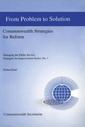 Cover: From Problem to Solution - Commonwealth Secretariat