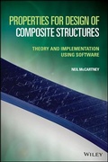 Cover: Properties for Design of Composite Structures - Theory and Implementation Using Software - Wiley