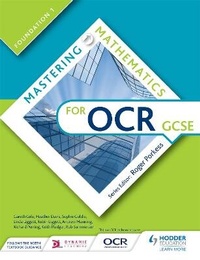 Enlarge image Cover: Mastering Mathematics for OCR GCSE: Foundation 1 - Hodder Education