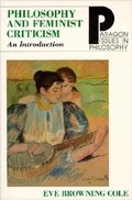 Cover: Philosophy and Feminist Criticism - Paragon House Publishers