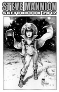 Cover: Steve Mannion Sketchbook 2012 - Asylum Press
