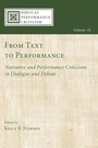 Cover: From Text to Performance - Wipf & Stock Publishers