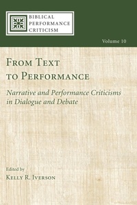 Enlarge image Cover: From Text to Performance - Wipf & Stock Publishers