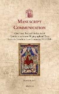 Enlarge image Cover: Manuscript Communication - Brepols N.V.