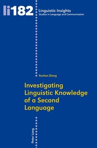 Abbildung von: Investigating Linguistic Knowledge of a Second Language - Peter Lang Verlag