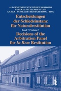 Cover: Decisions of the Arbitration Panel for In Rem Restitution, Volume 7 - Hart/Vienna Publishing