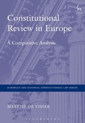Cover: Constitutional Review in Europe - Hart Publishing