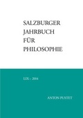 Cover: Salzburger Jahrbuch f&uuml;r Philosophie - Verlag Anton Pustet Salzburg