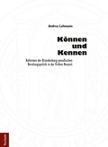 Cover: K&ouml;nnen und Kennen - Tectum Wissenschaftsverlag