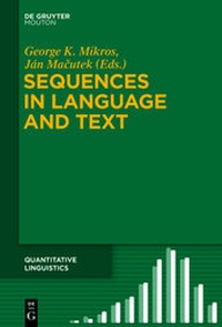 Abbildung von: Sequences in Language and Text - De Gruyter Mouton