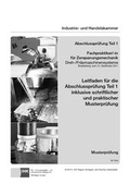 Cover: Leitfaden f&uuml;r die Abschlusspr&uuml;fung Teil 1 inklusive schriftlicher und praktischer Musterpr&uuml;fung Fachpraktiker/-in f&uuml;r Zerspanungsmechanik Dreh-/Fr&auml;smaschinensysteme (7540) - Christiani, Paul