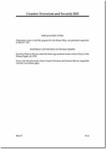 Cover: Counter-terrorism and Security Bill - TSO