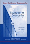 Cover: Study Guide and Casebook: for Managerial Economics: Theory, Applications, and Cases - WW Norton & Co