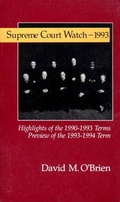 Cover: SUPREME COURT WATCH 1993 PA - WW Norton & Co