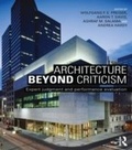 Cover: Architecture Beyond Criticism - Routledge