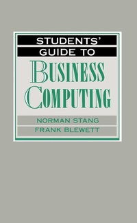 Enlarge image Cover: Students' Guide to Business Computing - Elsevier