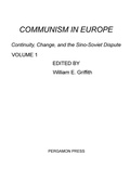 Cover: Communism in Europe - Elsevier