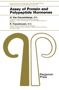 Cover: Assay of Protein and Polypeptide Hormones - Elsevier