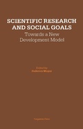 Cover: Scientific Research and Social Goals - Elsevier
