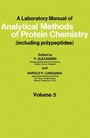 Cover: A Laboratory Manual of Analytical Methods of Protein Chemistry - Elsevier