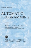 Cover: Annual Review in Automatic Programming - Elsevier