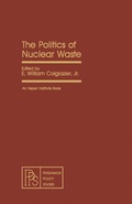 Cover: The Politics of Nuclear Waste - Elsevier