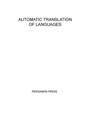 Cover: Automatic Translation of Languages - Elsevier