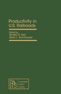 Cover: Productivity in U.S. Railroads - Elsevier