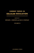 Cover: Current Topics in Cellular Regulation - Academic Press