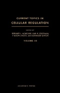 Cover: Current Topics in Cellular Regulation - Academic Press
