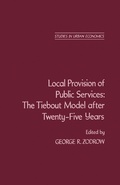 Cover: Local Provision of Public Services - Elsevier