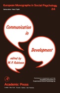 Cover: Communication in Development - Academic Press