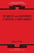 Cover: Abilities and Achievements of Orientals in North America - Elsevier