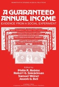 Cover: A Guaranteed Annual Income - Academic Press