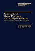 Cover: Experimental Social Programs and Analytic Methods - Academic Press