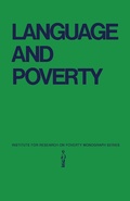 Cover: Language and Poverty - Elsevier
