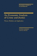 Cover: An Economic Analysis of Crime and Justice - Academic Press