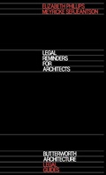 Cover: Legal Reminders for Architects - Elsevier
